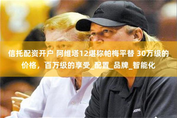 信托配资开户 阿维塔12堪称帕梅平替 30万级的价格，百万级的享受_配置_品牌_智能化