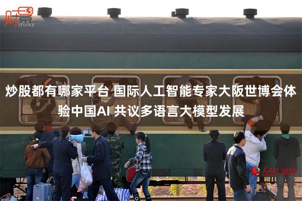 炒股都有哪家平台 国际人工智能专家大阪世博会体验中国AI 共议多语言大模型发展