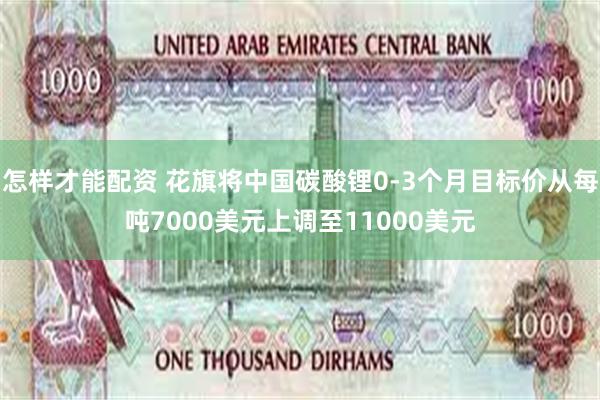 怎样才能配资 花旗将中国碳酸锂0-3个月目标价从每吨7000美元上调至11000美元