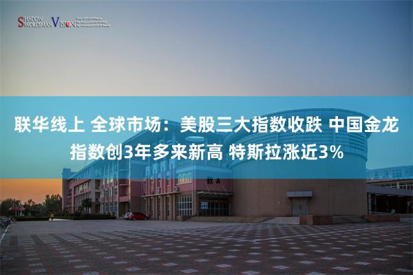 联华线上 全球市场：美股三大指数收跌 中国金龙指数创3年多来新高 特斯拉涨近3%